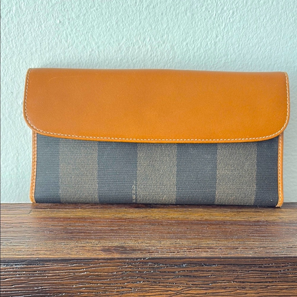 Authentic Fendi Pecan Brown wallet